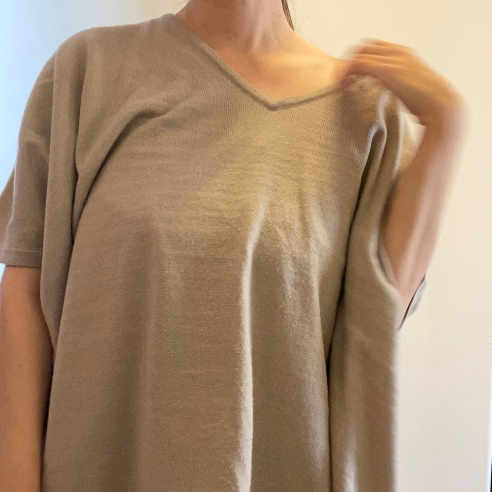 Tan Fall Poncho - Picture 3 of 5